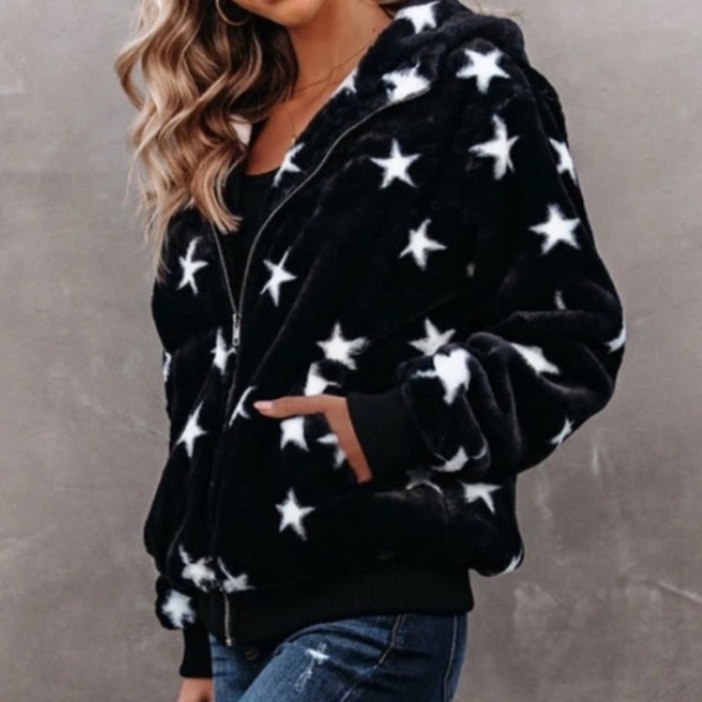 Fuzzy Star Jacket - Picture 3 of 4